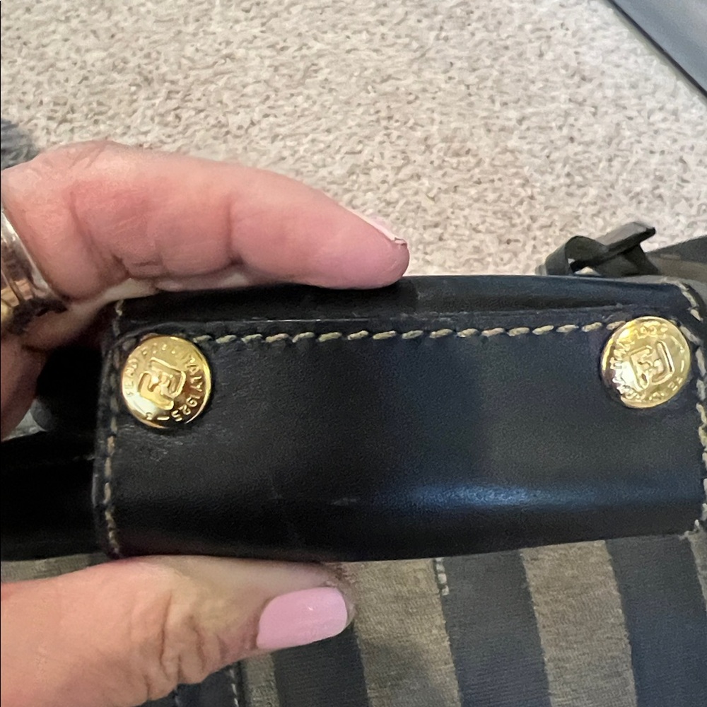 Fendi Vintage Pequin Duffle Bag - Picture 12 of 16